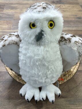 Wild Republic Snowy Owl Plush Stuffed Animal 15"